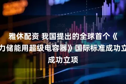 雅休配资 我国提出的全球首个《电力储能用超级电容器》国际标准成功立项